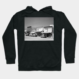 Main Street Shops, 1941. Vintage Photo Hoodie